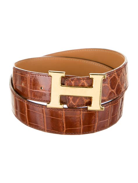 hermes green crocdile belt|hermes crocodile belt kit.